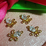49B/ Подвеска зол с фианит.