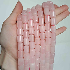 Кварц розовы бочонок 10*14